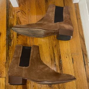 Men’s Steve Madden Tan Suede Chelsea Boots 11